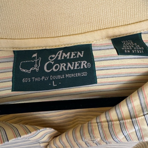 COPY - Men’s Amen Corner Master’s Golf Polo Size Large - Picture 4 of 5